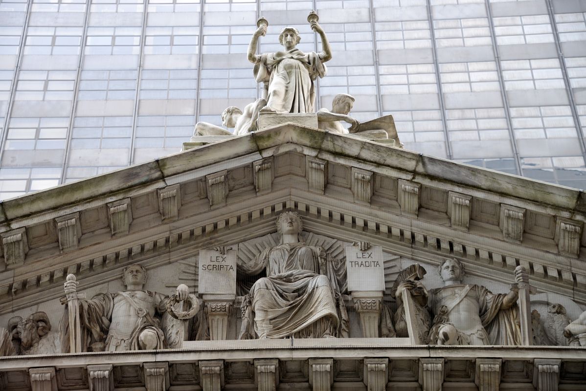 14-04 Triumph of Law By Charles Henry Niehaus With Justice Above On The Roof Of Appellate Division Courthouse of New York State New York Madison Square Park